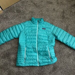 Blue Patagonia Puffer Jacket